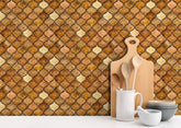 Peel and Stick Arabesque Backsplash self Adhesive Tiles in Moroccan for Home Décor